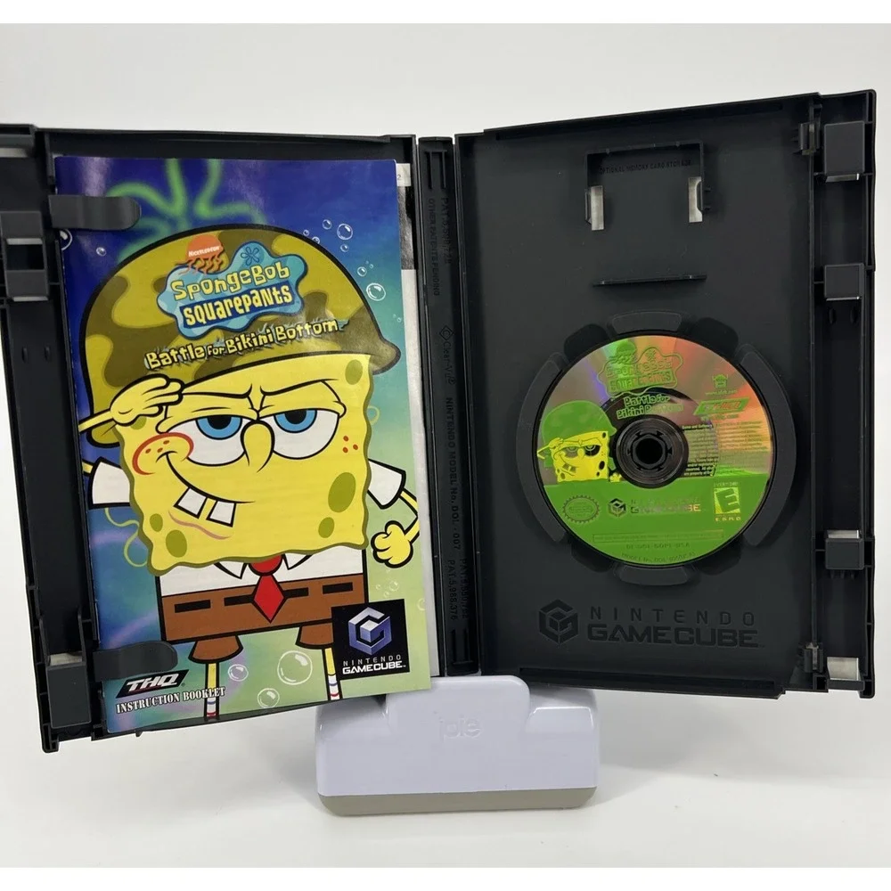 SpongeBob SquarePants Battle for Bikini Bottom Nintendo GameCube Complete